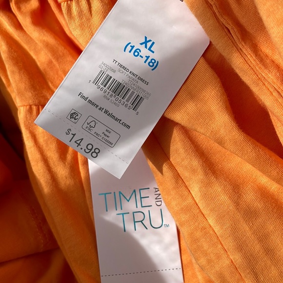 NWT Tiered Knit Dress for Women from Time and Tru - Picture 6 of 8